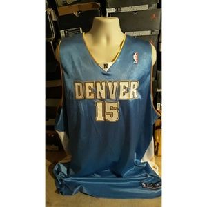 Reebok authentic Nuggets Anthony Jersey sz60